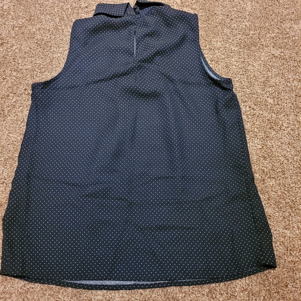 COPY - Catherine malandrino sleeveless polka-dot shirt - Picture 3 of 5